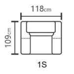 Mariska Armchair Dimension 0