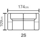 Web Dimension Loveseat