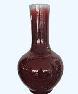 Gourd Red Vase 
