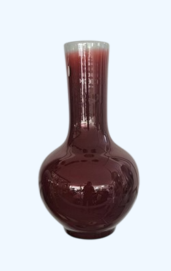 Gourd Red Vase 