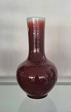 Gourd Red Vase