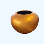 Circle Gold Vase