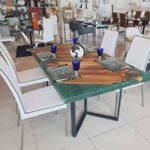 Green Resin Dining Table