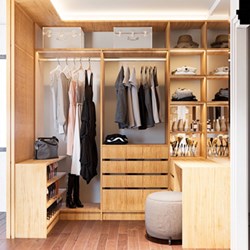 Teak Walk Closet
