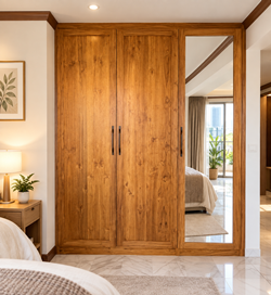 Warm Teak Wardrobe